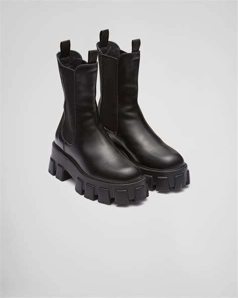 Prada leather boots